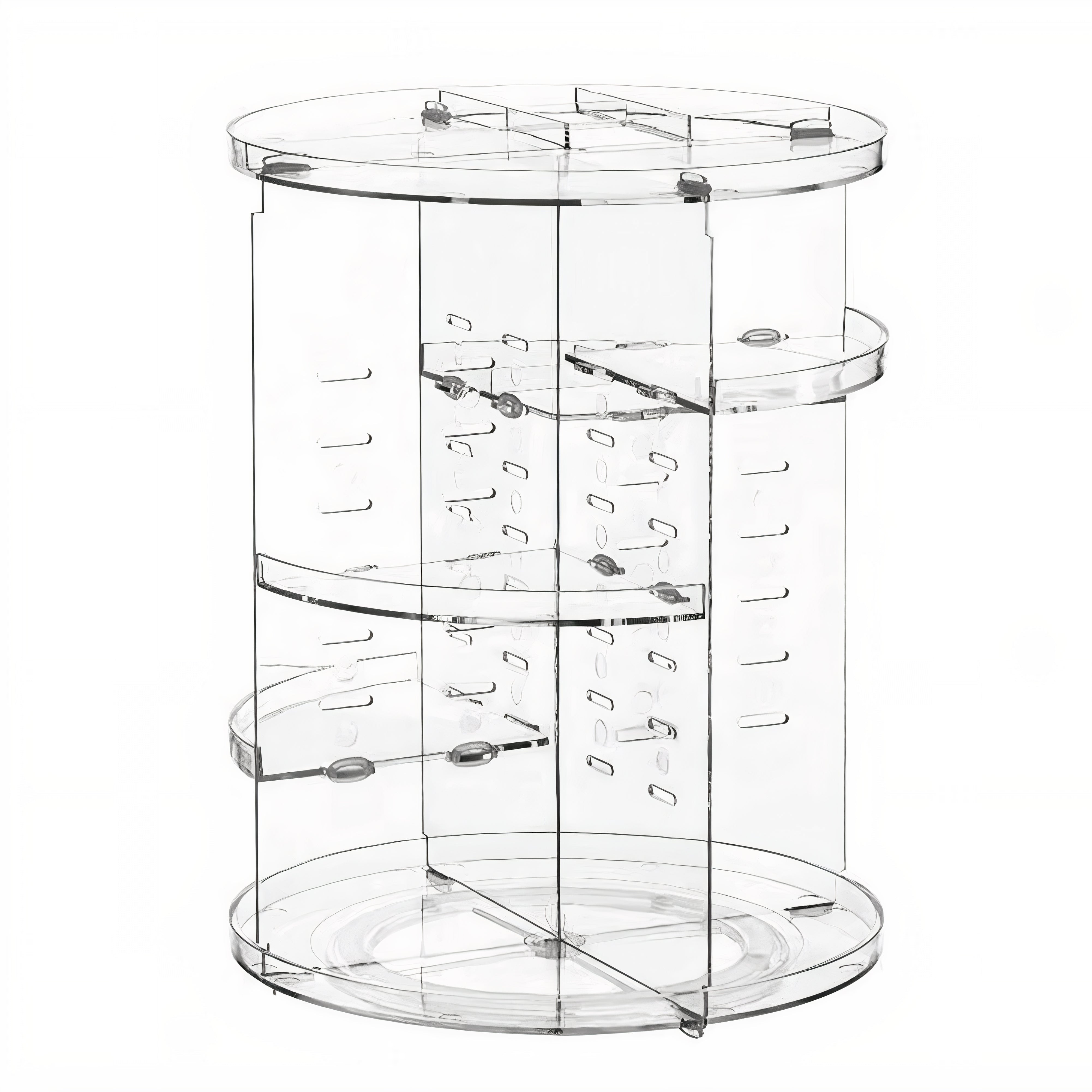 360° Rotating Shelf | Adjustable Cosmetic Organizer