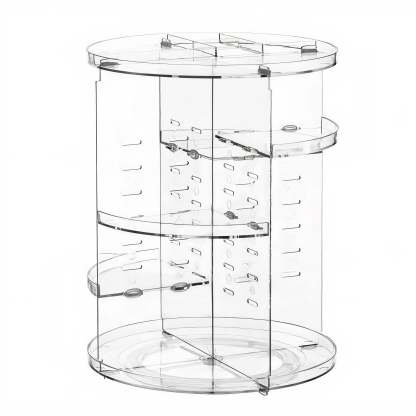 360° Rotating Shelf | Adjustable Cosmetic Organizer
