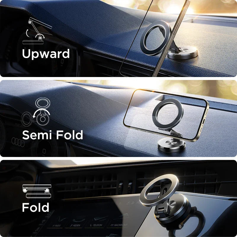 Car phone holder foldable magnetic car dedicated anti-shake
