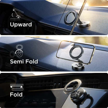 Car phone holder foldable magnetic car dedicated anti-shake