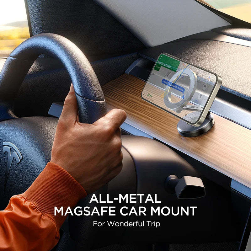 Car phone holder foldable magnetic car dedicated anti-shake