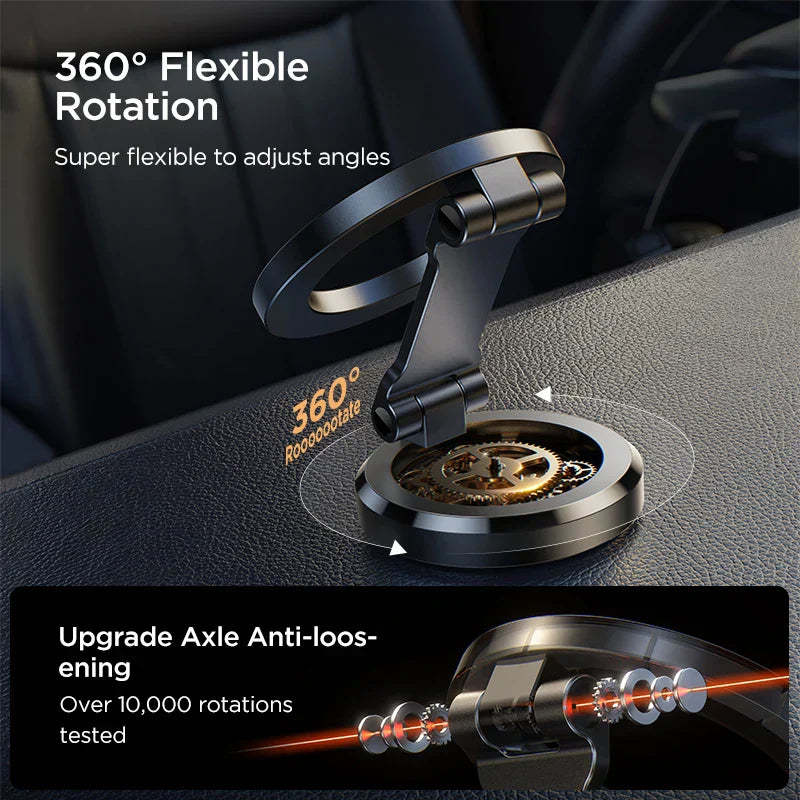 Car phone holder foldable magnetic car dedicated anti-shake