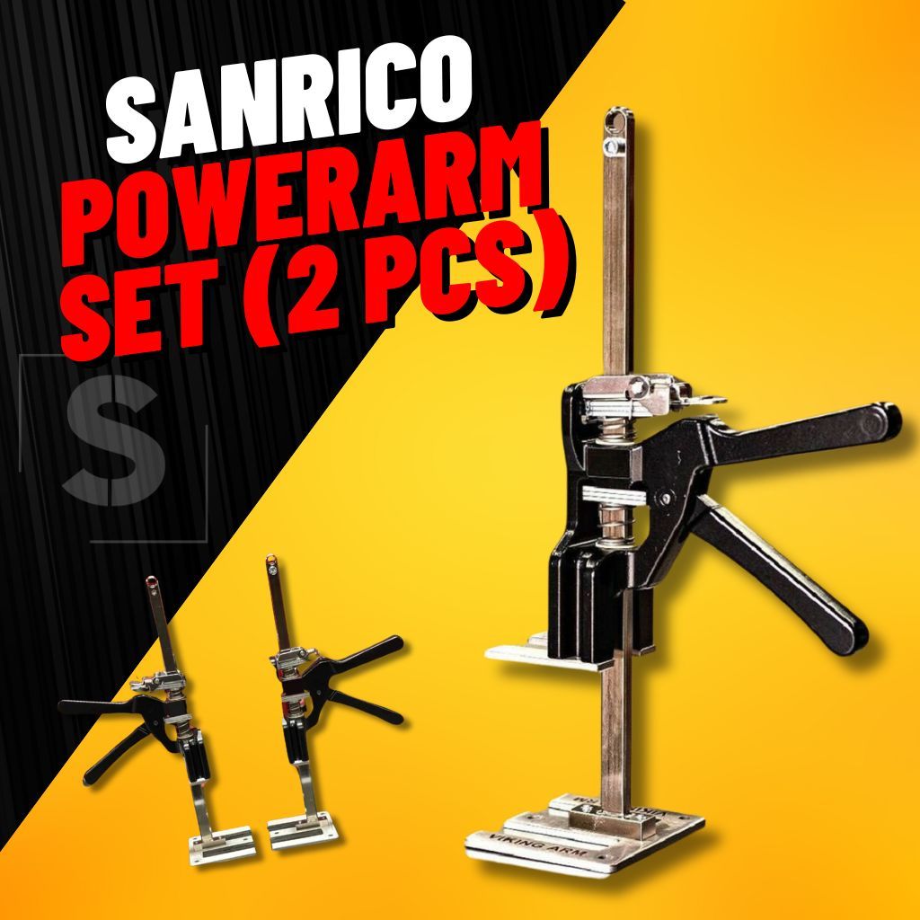 All-steel height adjuster, lifting and positioning pad hardware tools Set (2 Pcs)