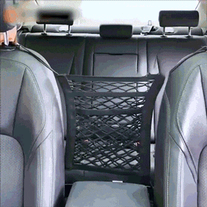 Car seat storage net, car storage bag（Coarse mesh three layers 4 sides elastic）