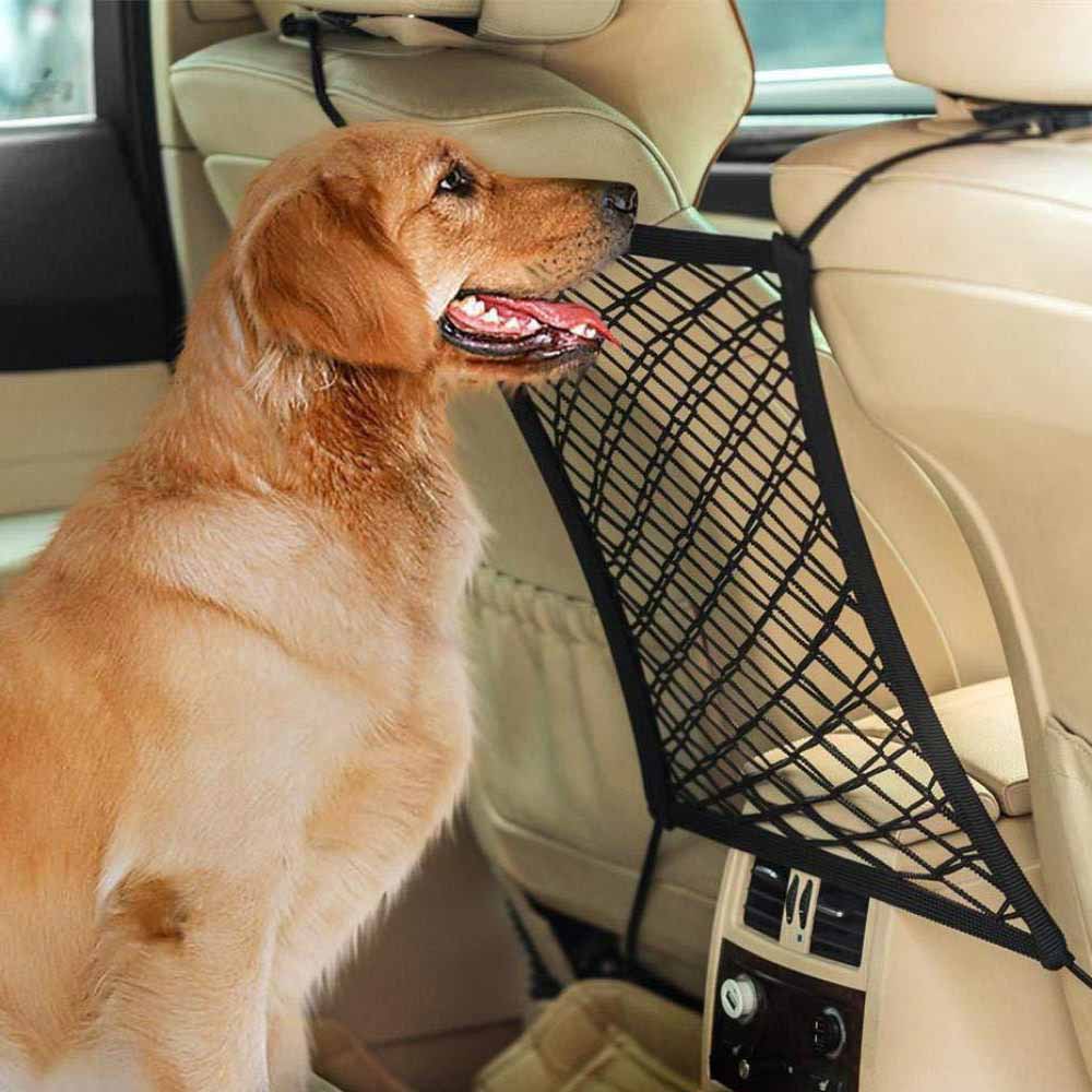 Car seat storage net, car storage bag（Coarse mesh three layers 4 sides elastic）