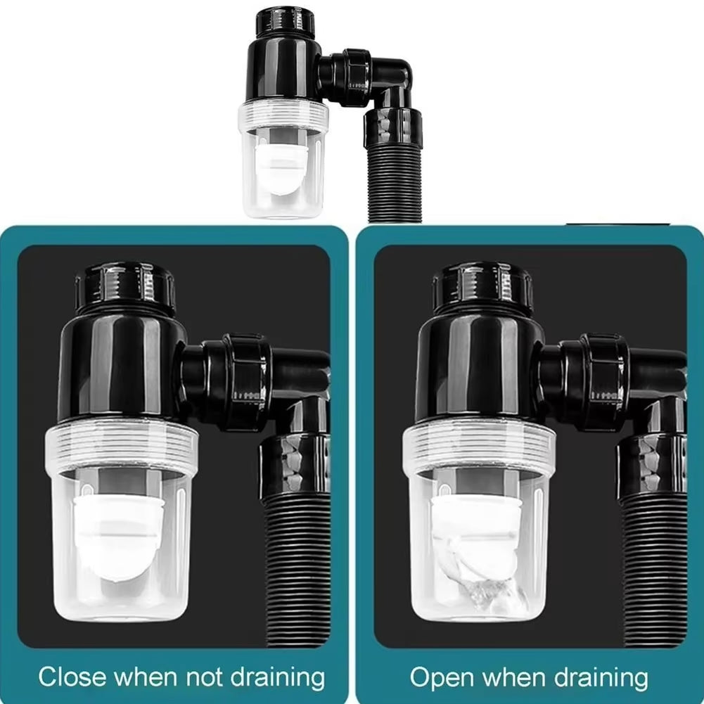 Telescopic pull-out drain pipe, stainless steel deodorizing sleeve