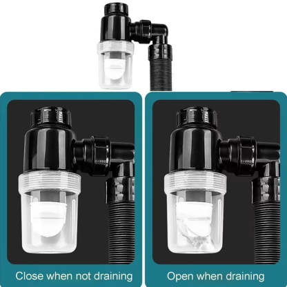 Telescopic pull-out drain pipe, stainless steel deodorizing sleeve