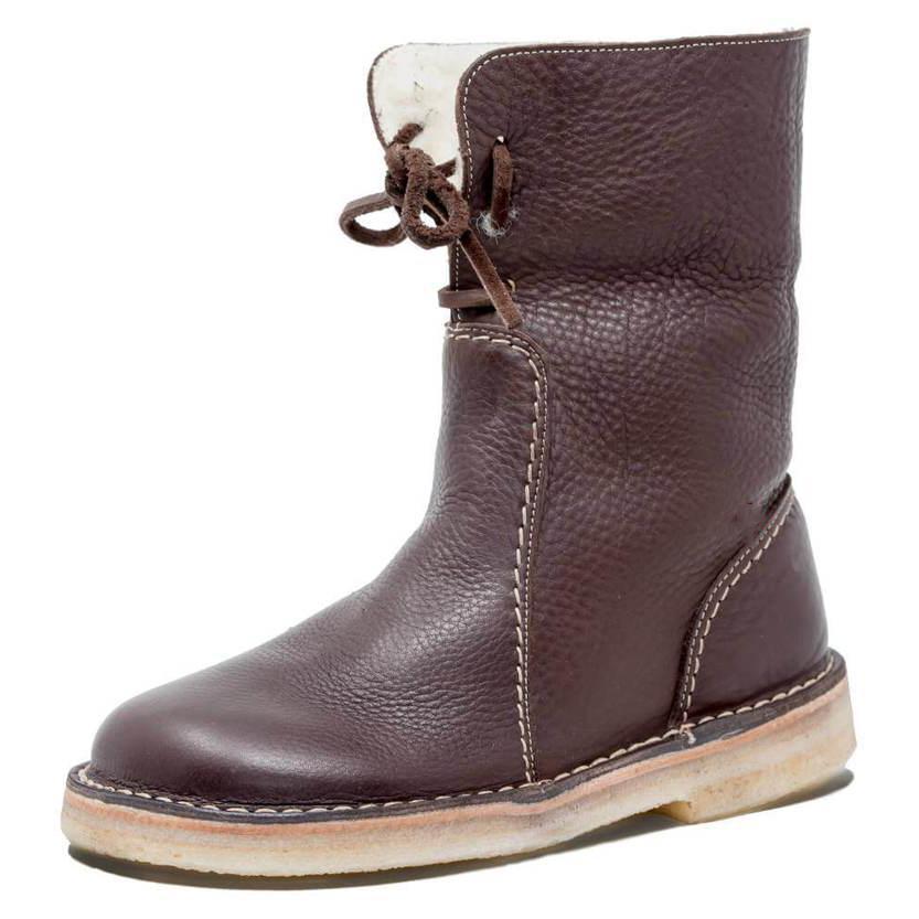 25 new winter comfortable flat bottom student all-match low boots for women