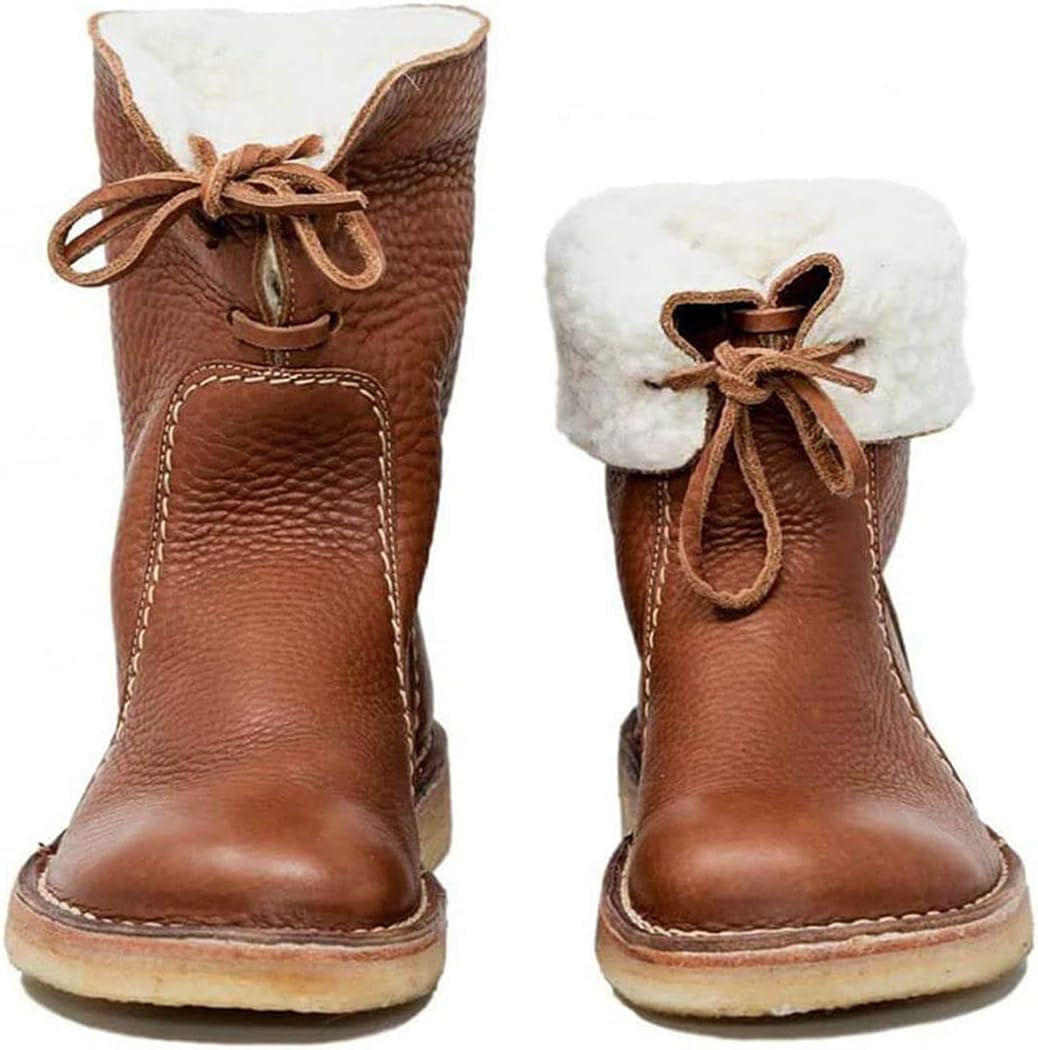 25 new winter comfortable flat bottom student all-match low boots for women