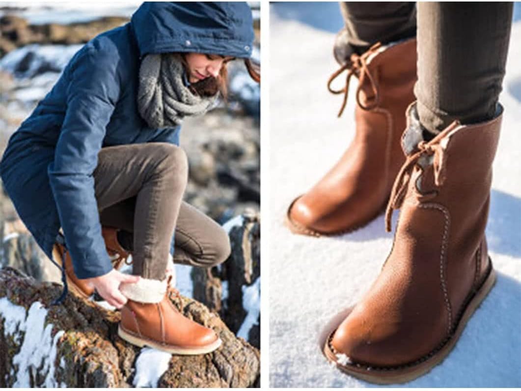 25 new winter comfortable flat bottom student all-match low boots for women