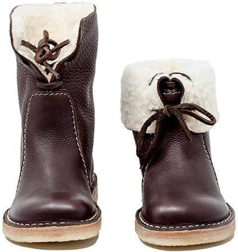 25 new winter comfortable flat bottom student all-match low boots for women