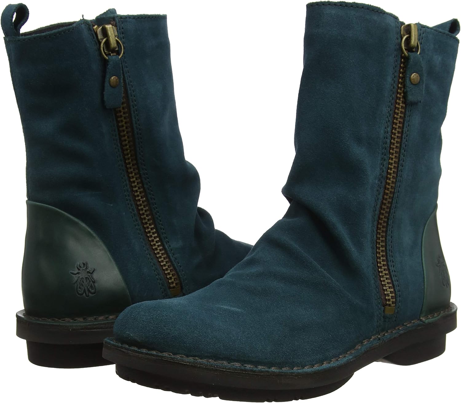 New suede casual women's leather boots sleeve Martin boots wear-resistant low-heeled women's shoes