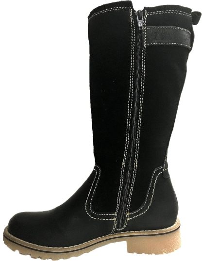 2025 Winter New Low Heel High Tube Student Knight Boots