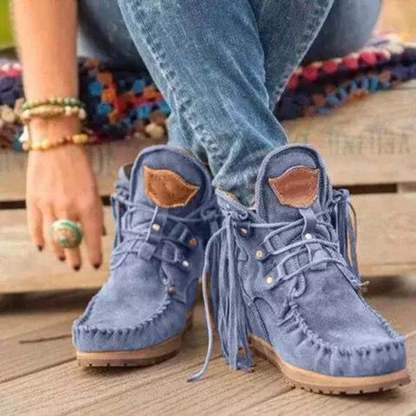Women's Flats Mid Calf Boots-Warm Square Toe Boots for Women Lug Sole Christmas Fashion Winter Non Slip Shoes for Women Womens Boots Clearance