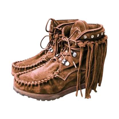 Women's Flats Mid Calf Boots-Warm Square Toe Boots for Women Lug Sole Christmas Fashion Winter Non Slip Shoes for Women Womens Boots Clearance