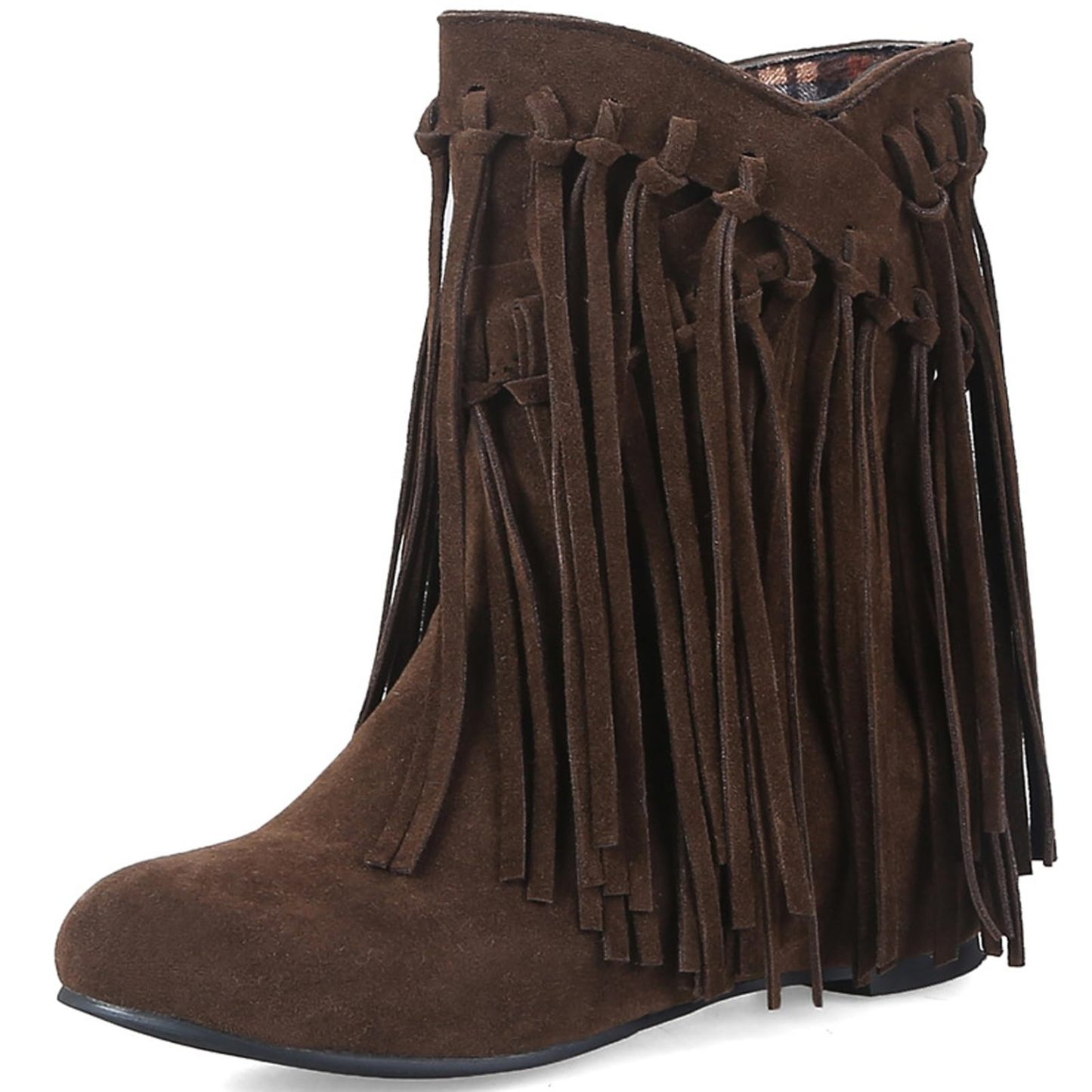 Women's round head artificial PU casual women's leather boots sleeves