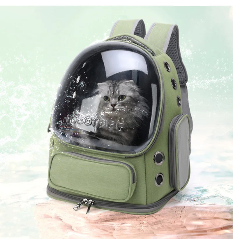 Take Your Cat on Adventures with This Space Bubble Backpack