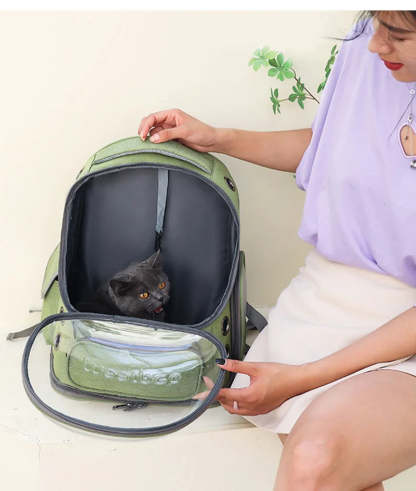 Take Your Cat on Adventures with This Space Bubble Backpack