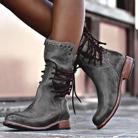 Long leather boots - Xenia