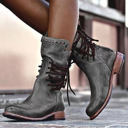 Long leather boots - Xenia