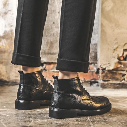 Men's non-slip leather shoes