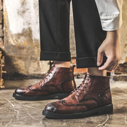Men's non-slip leather shoes