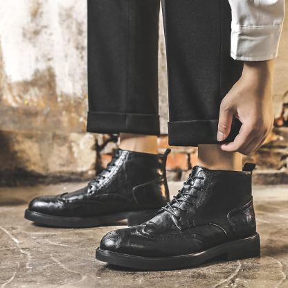 Men's non-slip leather shoes