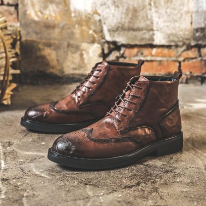 Men's non-slip leather shoes