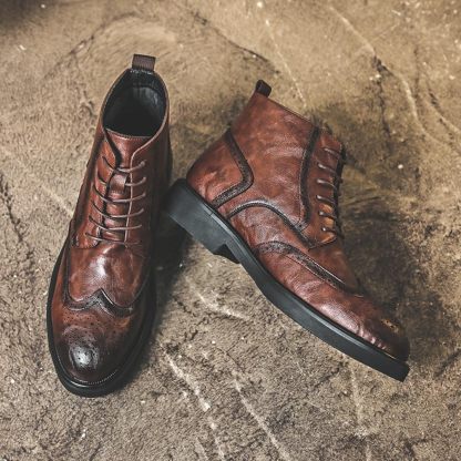Men's non-slip leather shoes