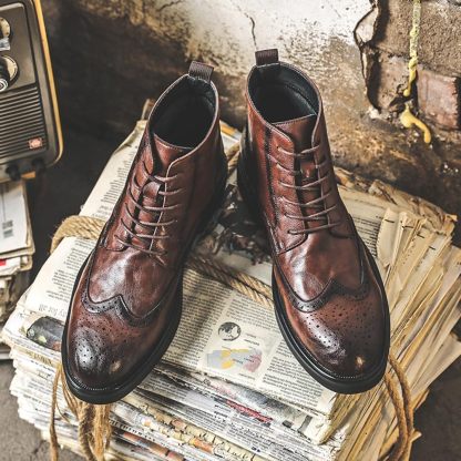 Men's non-slip leather shoes