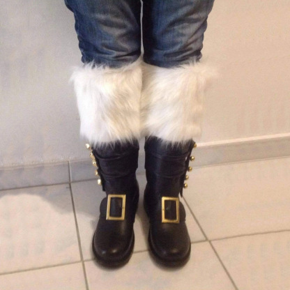 Amazon Temu Cross-Border Foreign Trade New Renaissance Christmas Older Leather Boots Halloween Cosplay