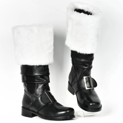 Amazon Temu Cross-Border Foreign Trade New Renaissance Christmas Older Leather Boots Halloween Cosplay