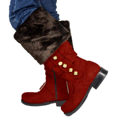 Amazon Temu Cross-Border Foreign Trade New Renaissance Christmas Older Leather Boots Halloween Cosplay