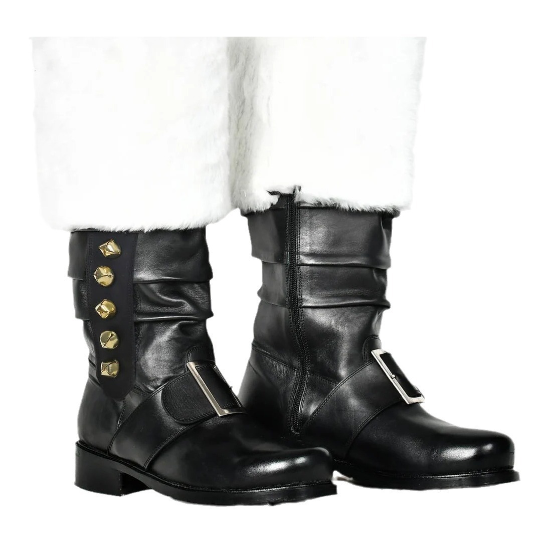 Amazon Temu Cross-Border Foreign Trade New Renaissance Christmas Older Leather Boots Halloween Cosplay