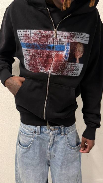 BLOODY NETT ID ZIP UP
