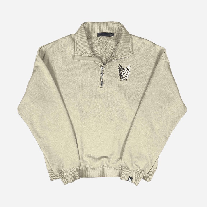 Attack on Titan Wings of Freedom Quarter-Zip（Buy 2 Free Shipping）