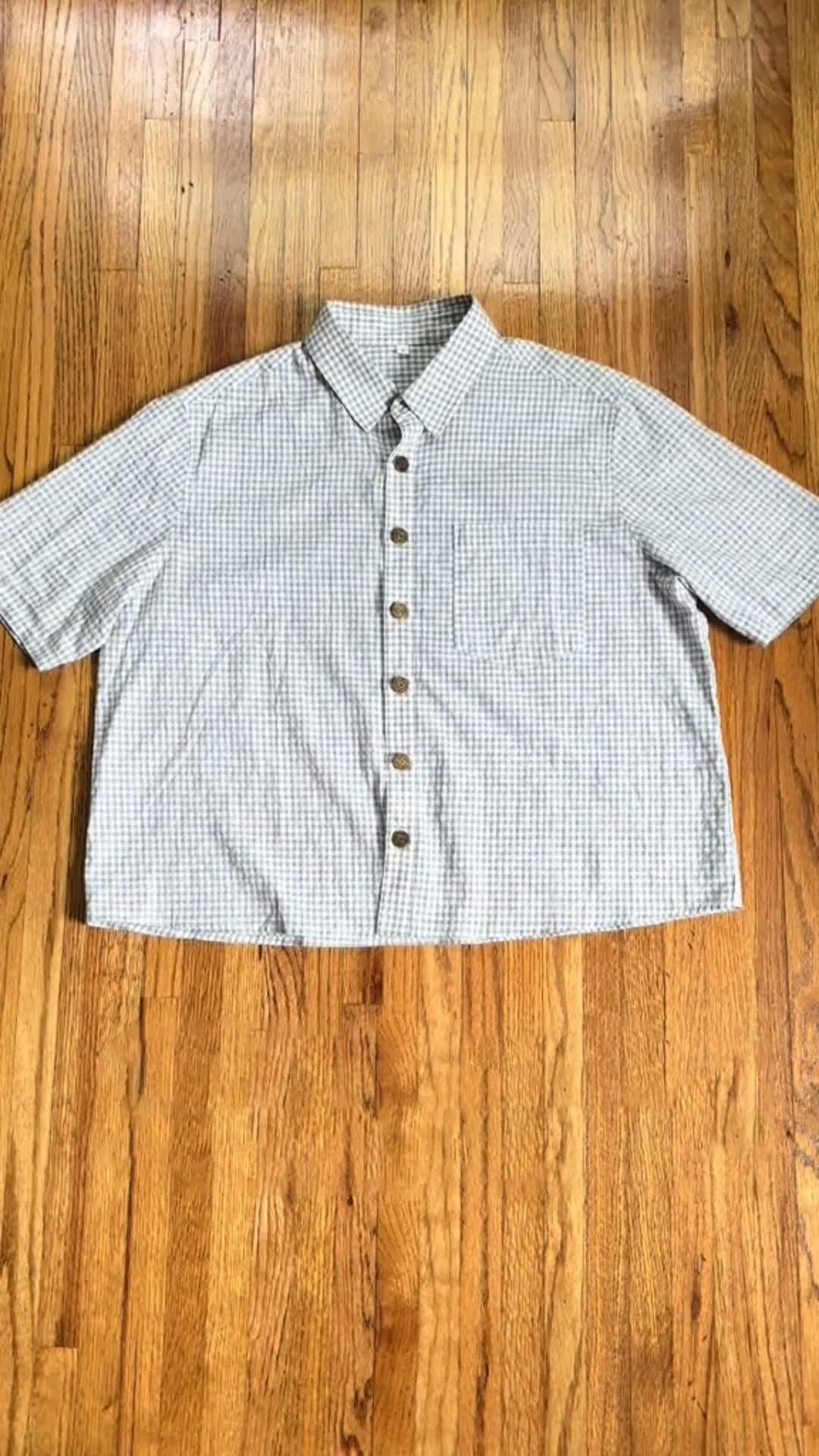 Casual jujutsu kaisen button up