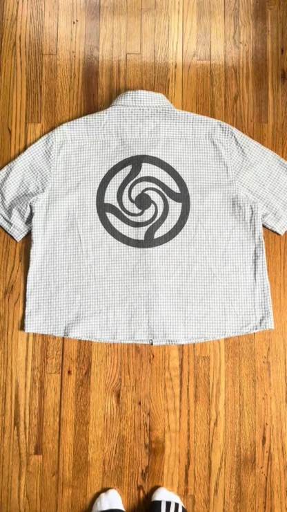 Casual jujutsu kaisen button up