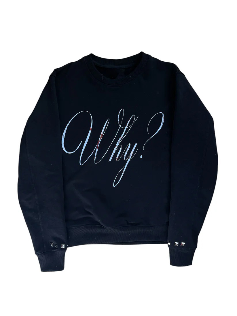 " Why" sweater