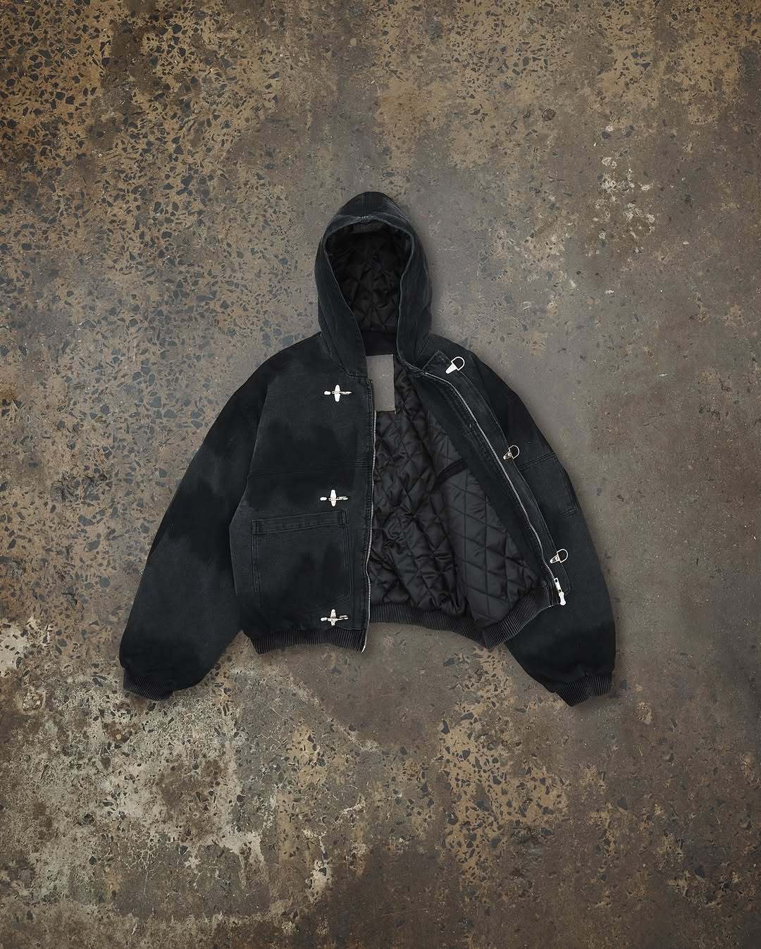 CANVAS CLASP WORKWEAR BOMBER JACKET