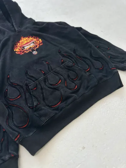 FIRE-FIST EMBROIDERY HOODIE
