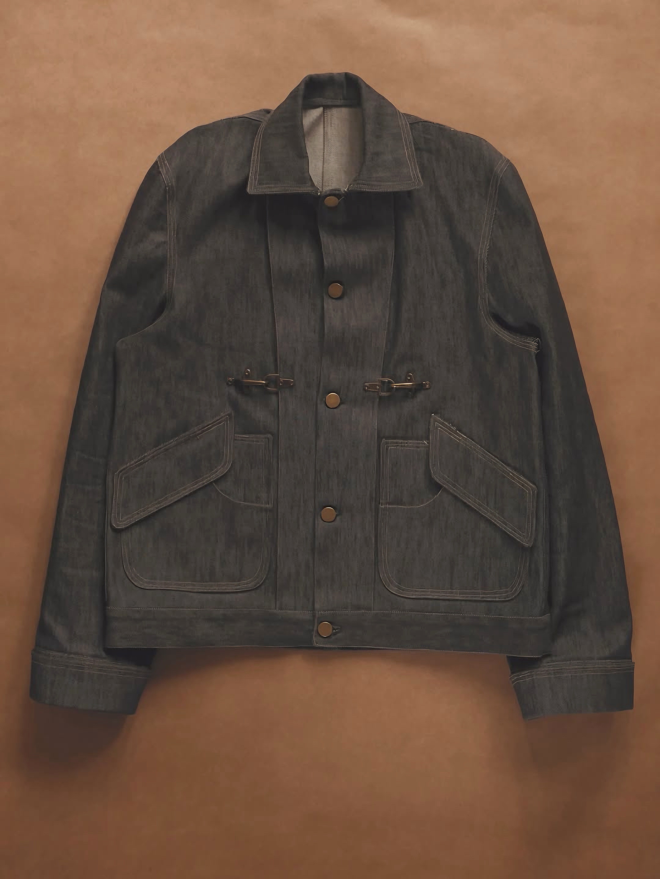 Selvedge Denim Clasp Jacket