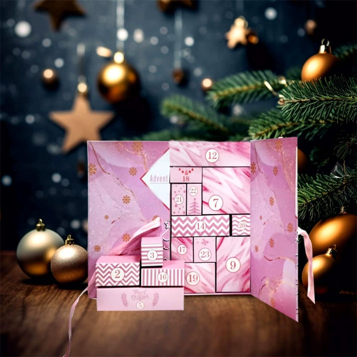🔥🎁 24 Daily Surprises — 2025 Pink Marble Advent Calendar