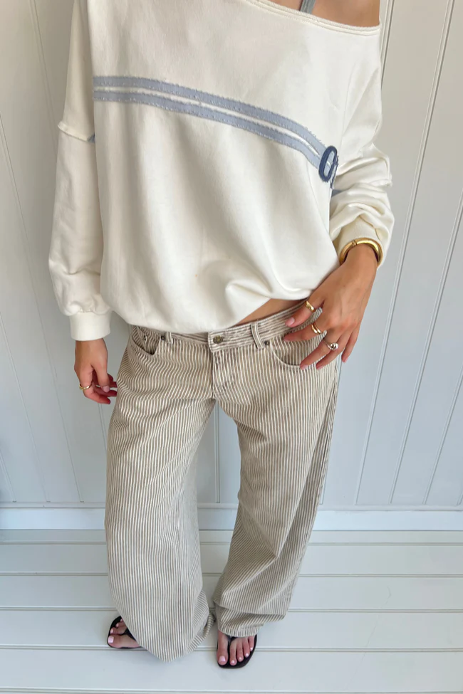 Striped Jodie Jeans