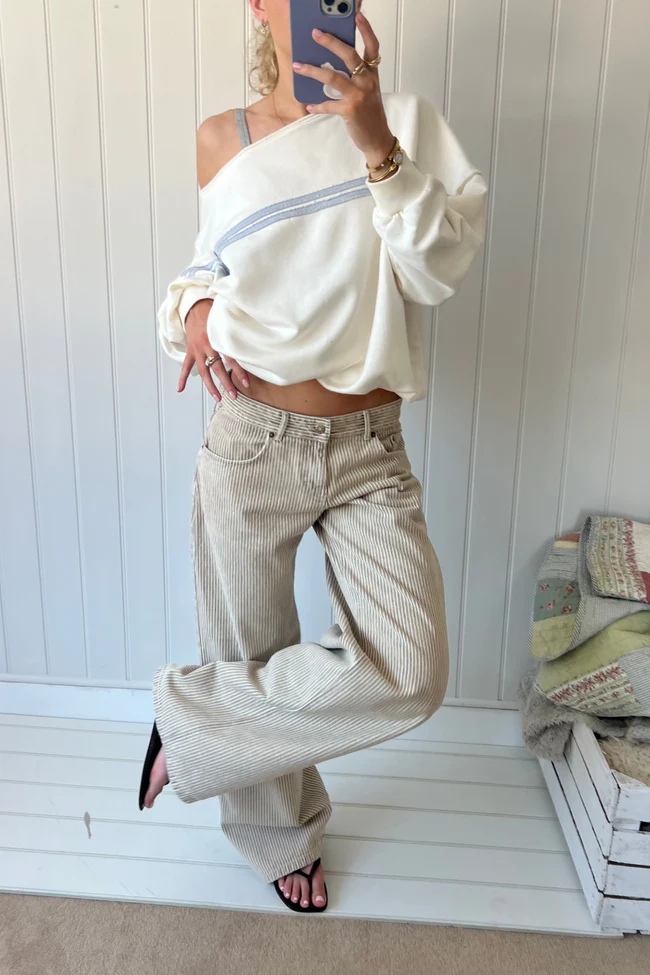 Striped Jodie Jeans