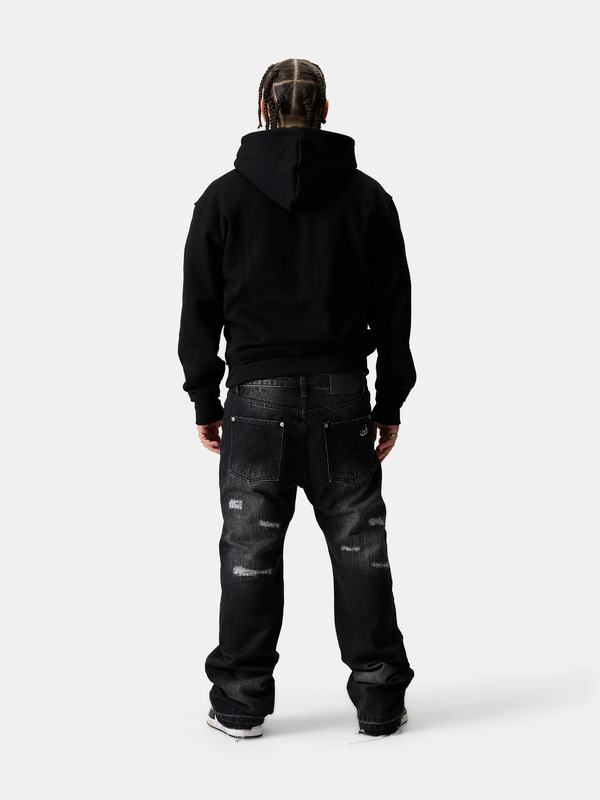 Jeans Flared Frayed