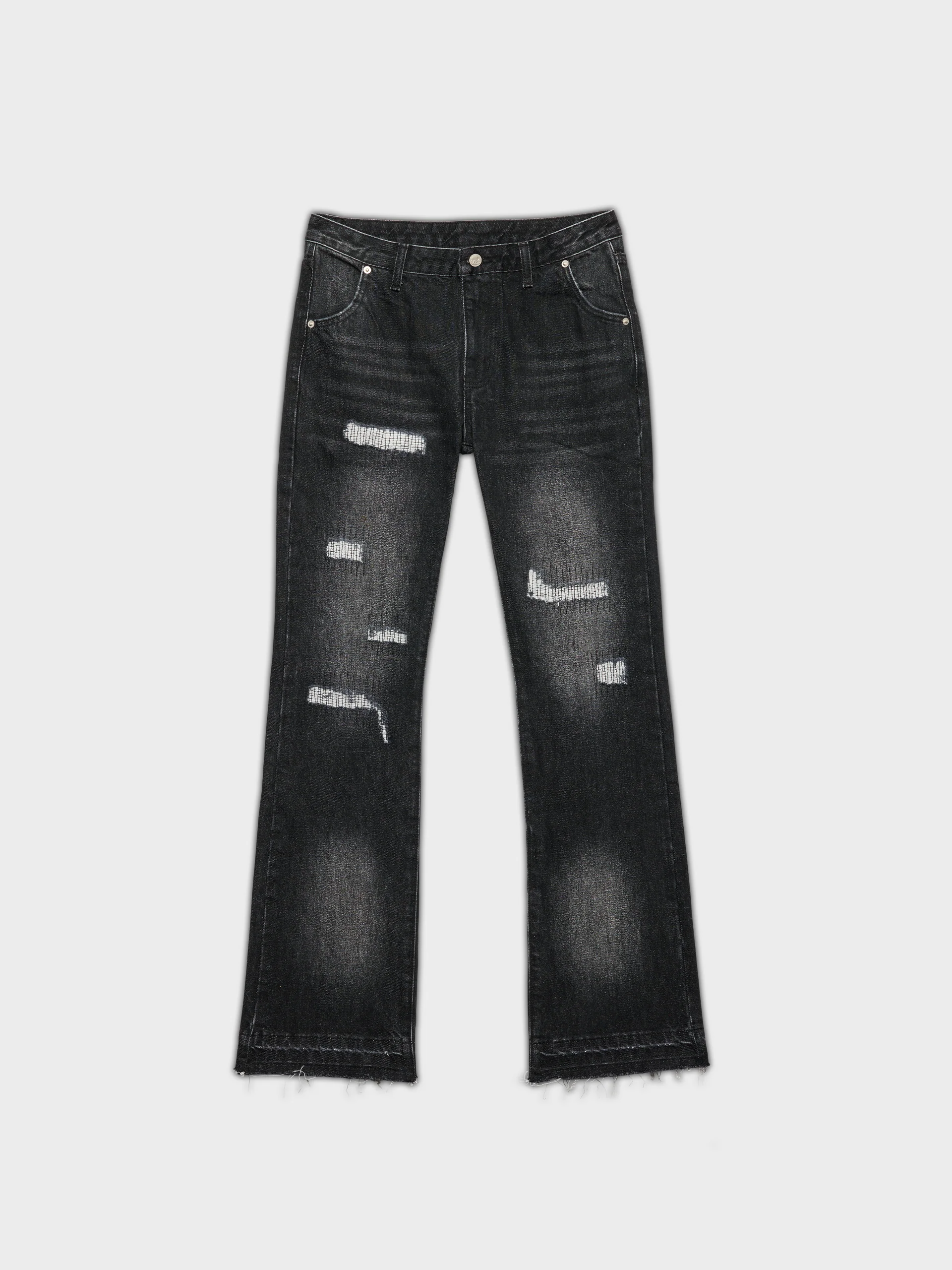 Jeans Flared Frayed