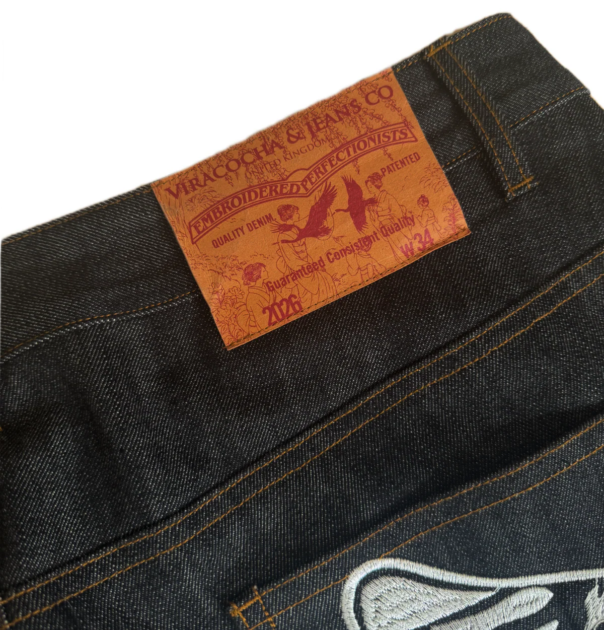 Selvedge tiger trinity denim