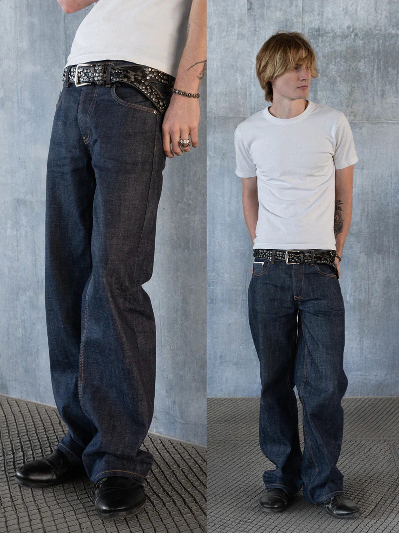 UNIFORM CUT JAPANESE RELAXED SELVEDGE JEANS