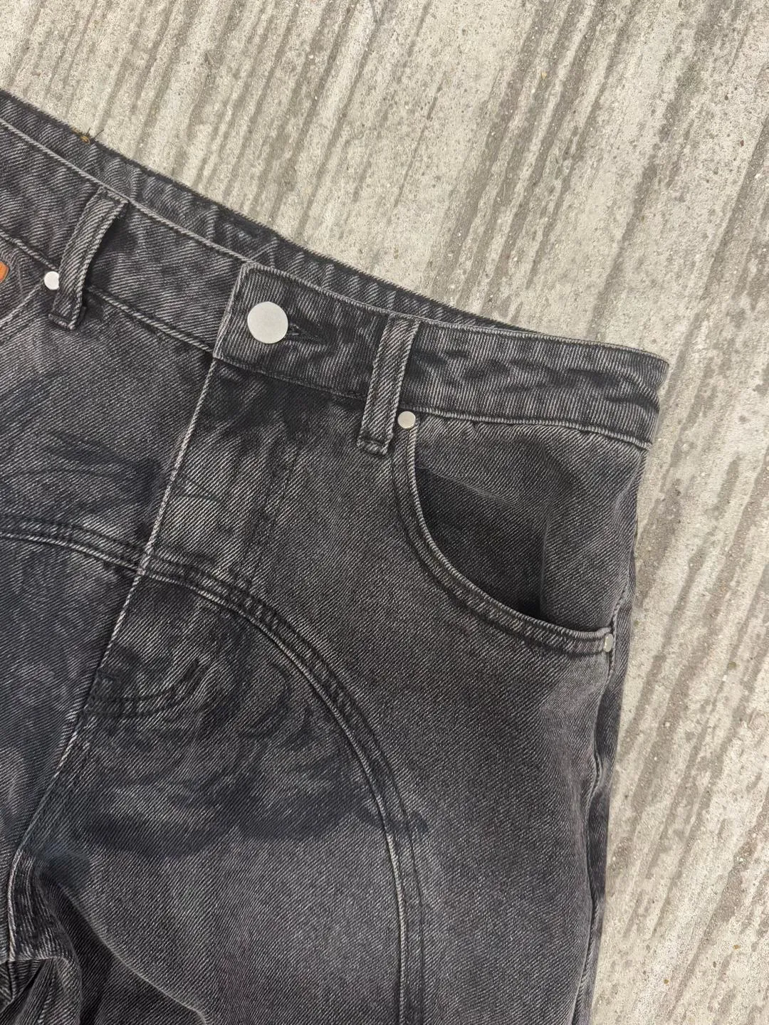 "DEO VOLENTE" ANGEL JEANS - BLACK V2